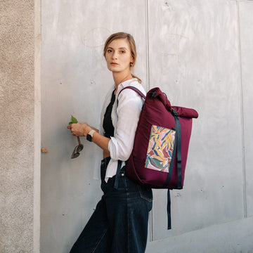 Rucsac rolltop Strelitzia