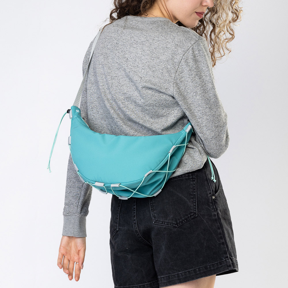 Geantă Crossbody LUNA turcoaz