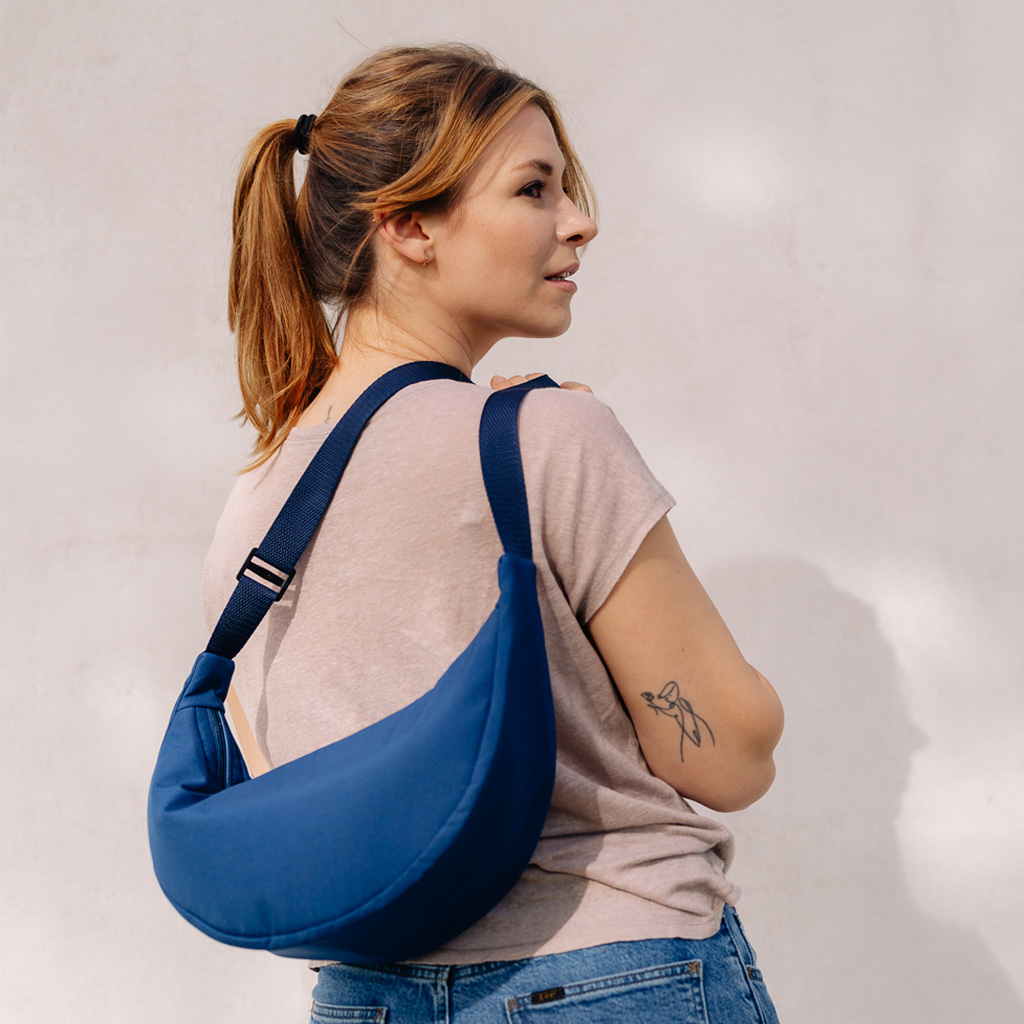 Geantă Crossbody LUNA indigo