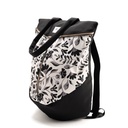 Rucsac Beetle Botanic alb-negru