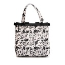 Rucsac MINIMAL Botanic alb-negru